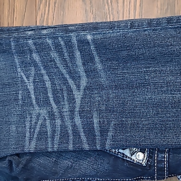 WILD AND FREE Miss Me Jeans Boyfriend Capri Size 26 ♠♠♠ - Picture 9 of 12